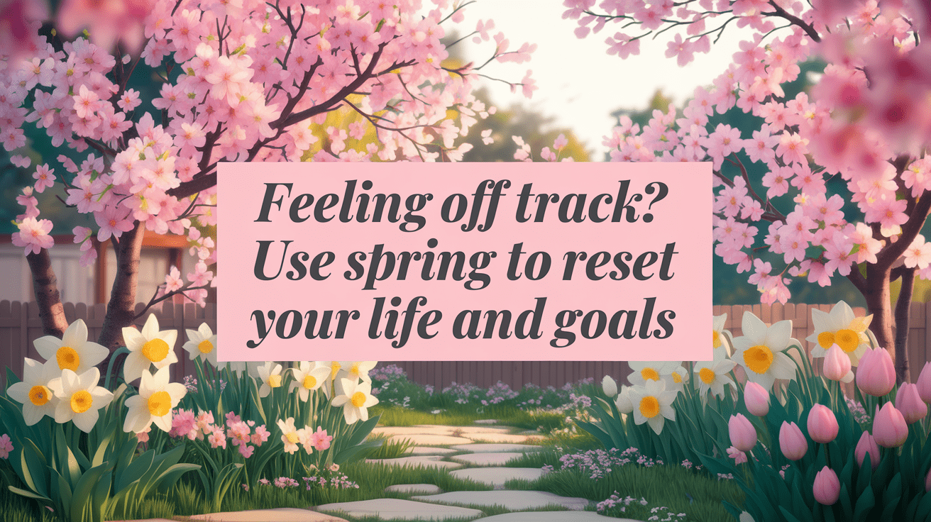 Feeling Off Track? Here’s How to Use Spring to Reset Your Life and Goals