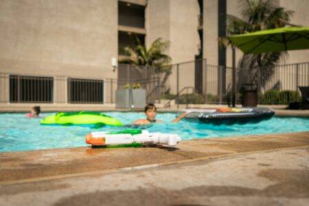 kids in pool