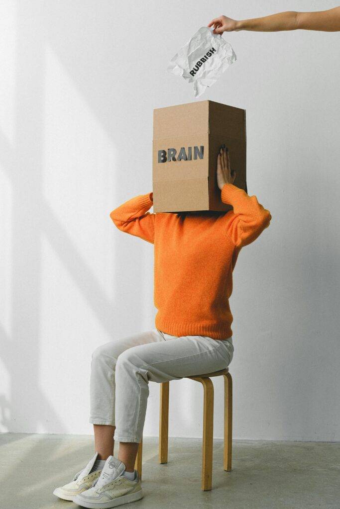 Rubbish going into Brain