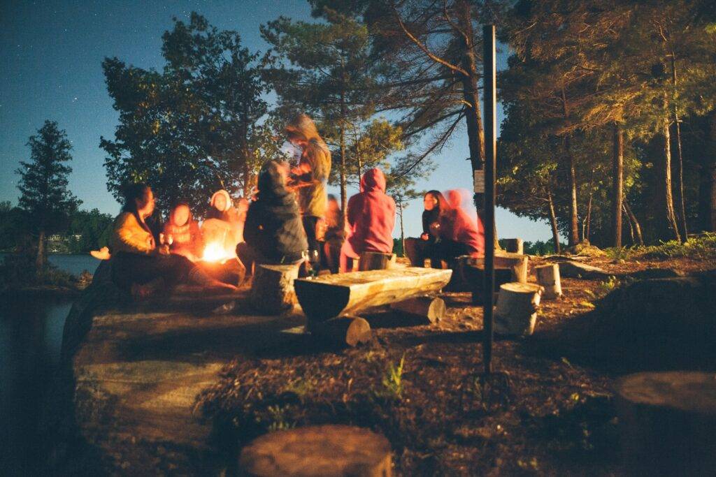 Family camping